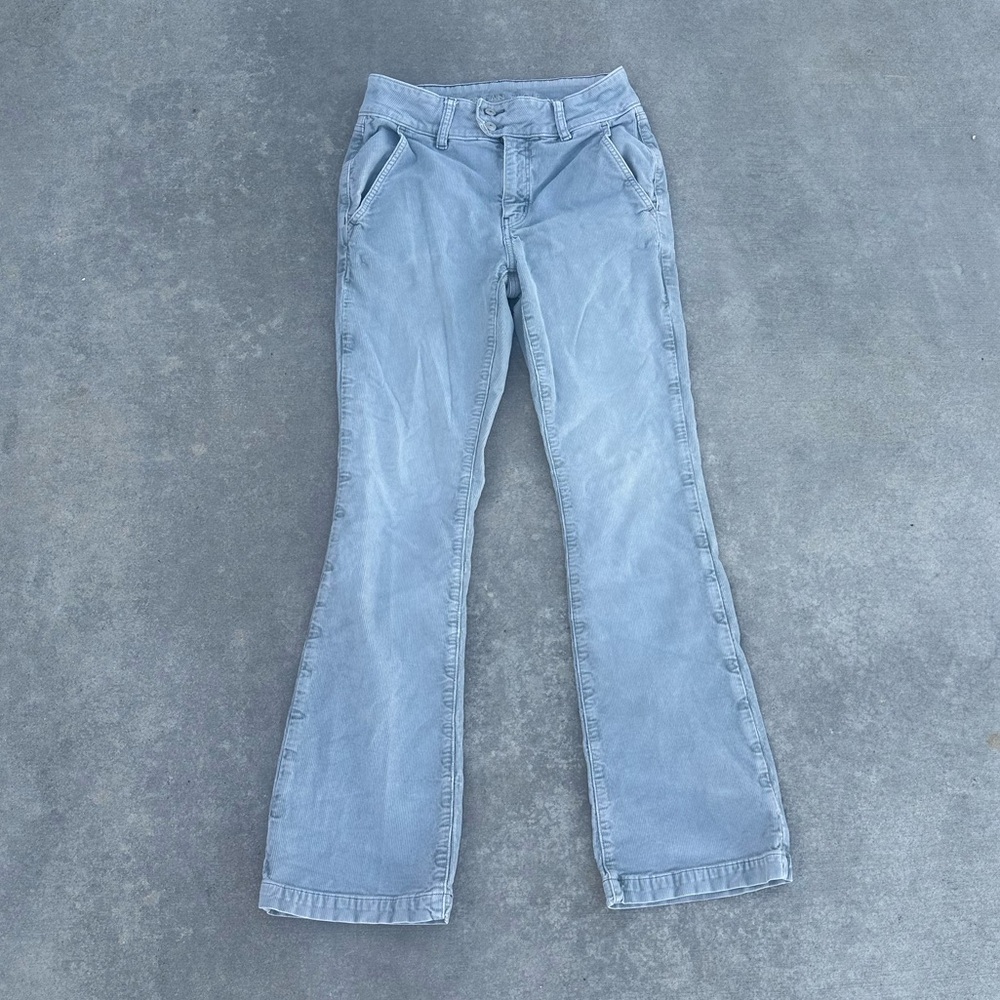 american eagle outfitters stretch wide leg flare corduroy y2k 2000s pants jeans